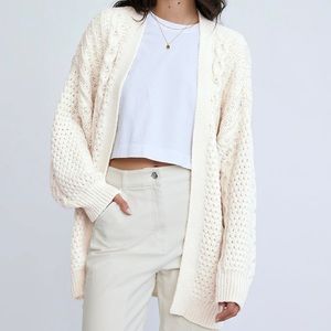 Wilfred Free Cable Knit Cardigan